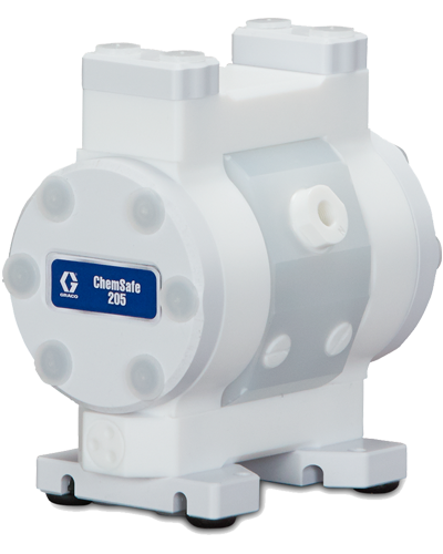 GRACO Process Equipment, Air-Operated Double Diaphragm Pumps, ChemSafe 205